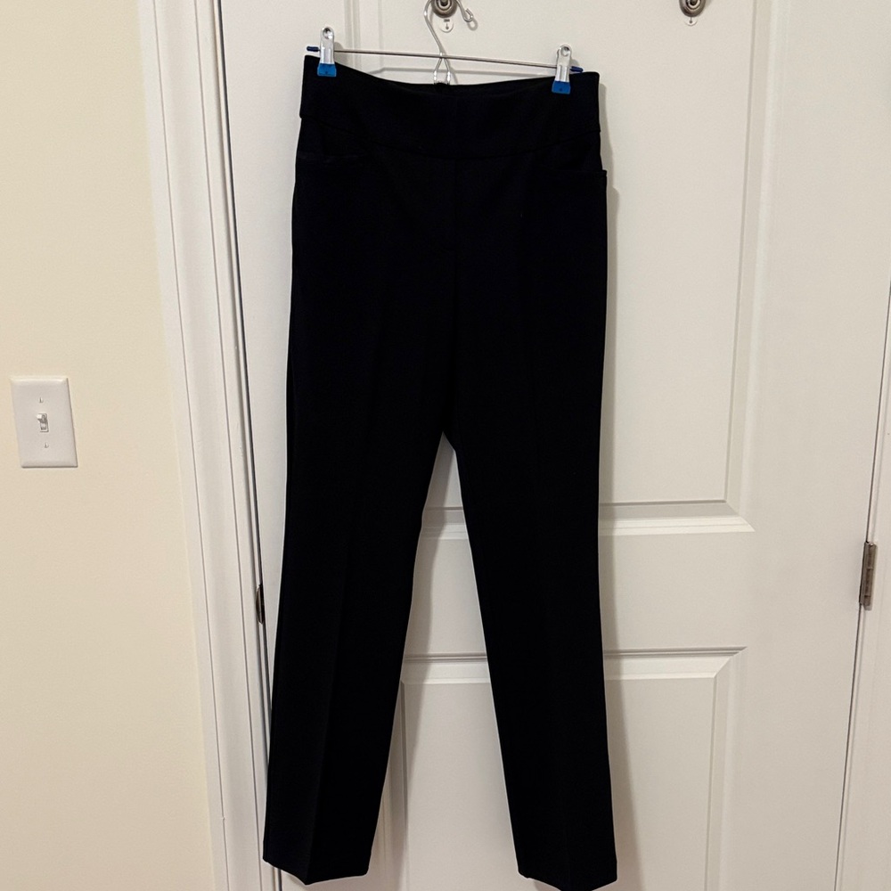 Express Women's Columnist Classic Black Straight Leg Trousers